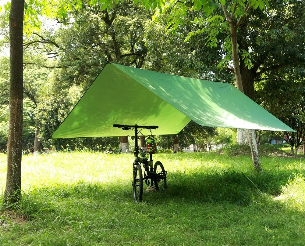 Portable Camping Tent Tarp Awning Sun Shade Rain Shelter Mat Beach Picnic  Pad