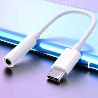Câble Type-C USB-C vers 3.5mm Jack Audio Casque Écouteurs pour Huawei, Xiaomi