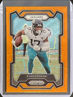 Evan Engram - 2023 Panini Prizm - Orange Laser Prizm #135