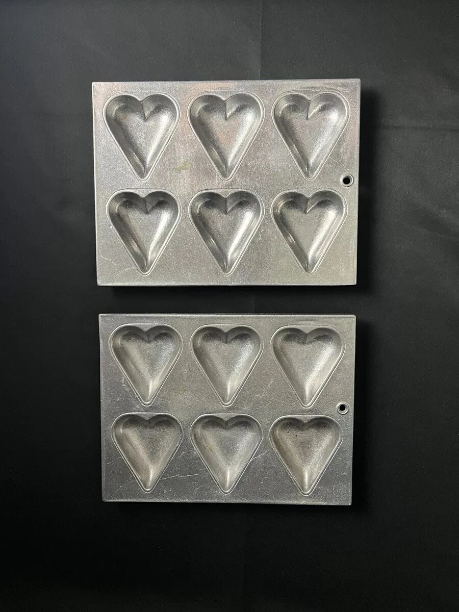 Wilton Armetale Heart Drop Cookie Baking Pan - Set of 2