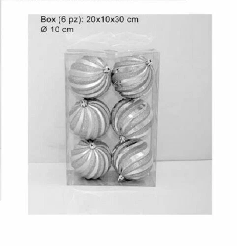 Decorazioni in argento per albero di Natale