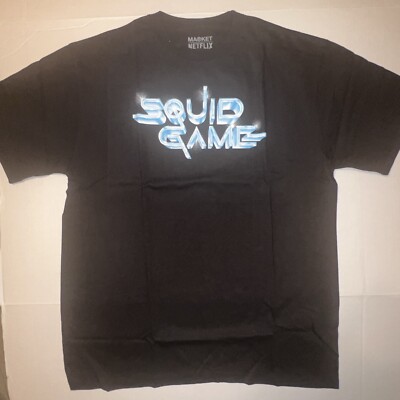 Pacsun  Market -Netflix-Squid Game T-Shirt Black NWT Size XL