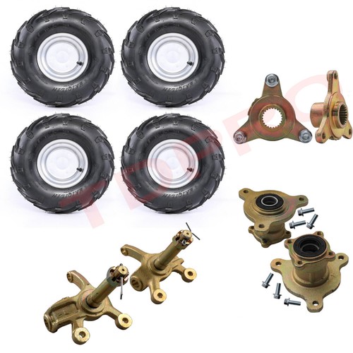 7" Wheels 16x8-7 Tire Rim 3 or 4 Lug Front Rear ATV Quad GoKart Mini Bike Taotao - Picture 28 of 37