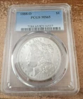 1888 o Morgan silver dollar PCGS MS 65