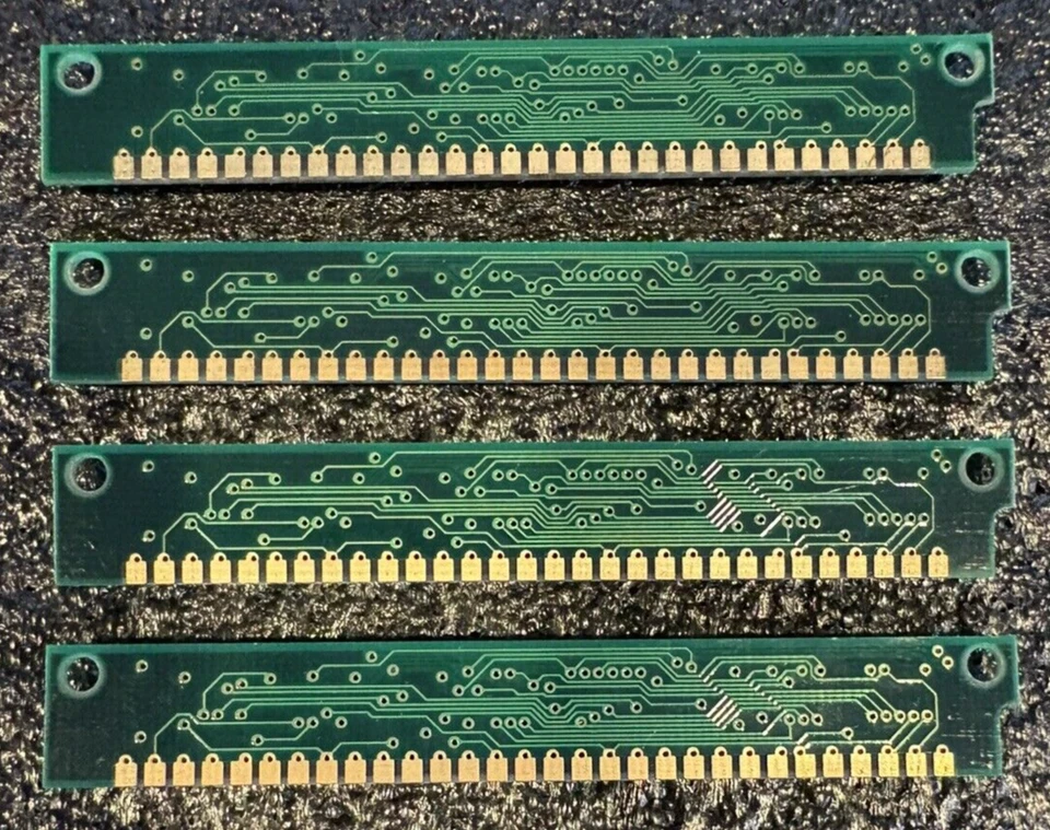 4x 1MB 30-Pin 3-Chip 70ns FPM SIMM Memory Module RAM 4MB Gold PC 286 386 - Image 3 of 3
