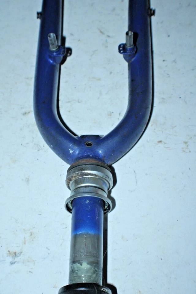 Rigid MTB Fork 26" 11/8" Threaded 140mm Blue Steel Headset Hybrid USA Shipper :) - Image 4 of 4