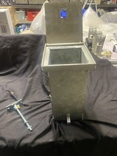 EARTH ROD SPIKE INSPECTION CHAMBER BOX PIT GALVANISED STEEL METAL EARTHING