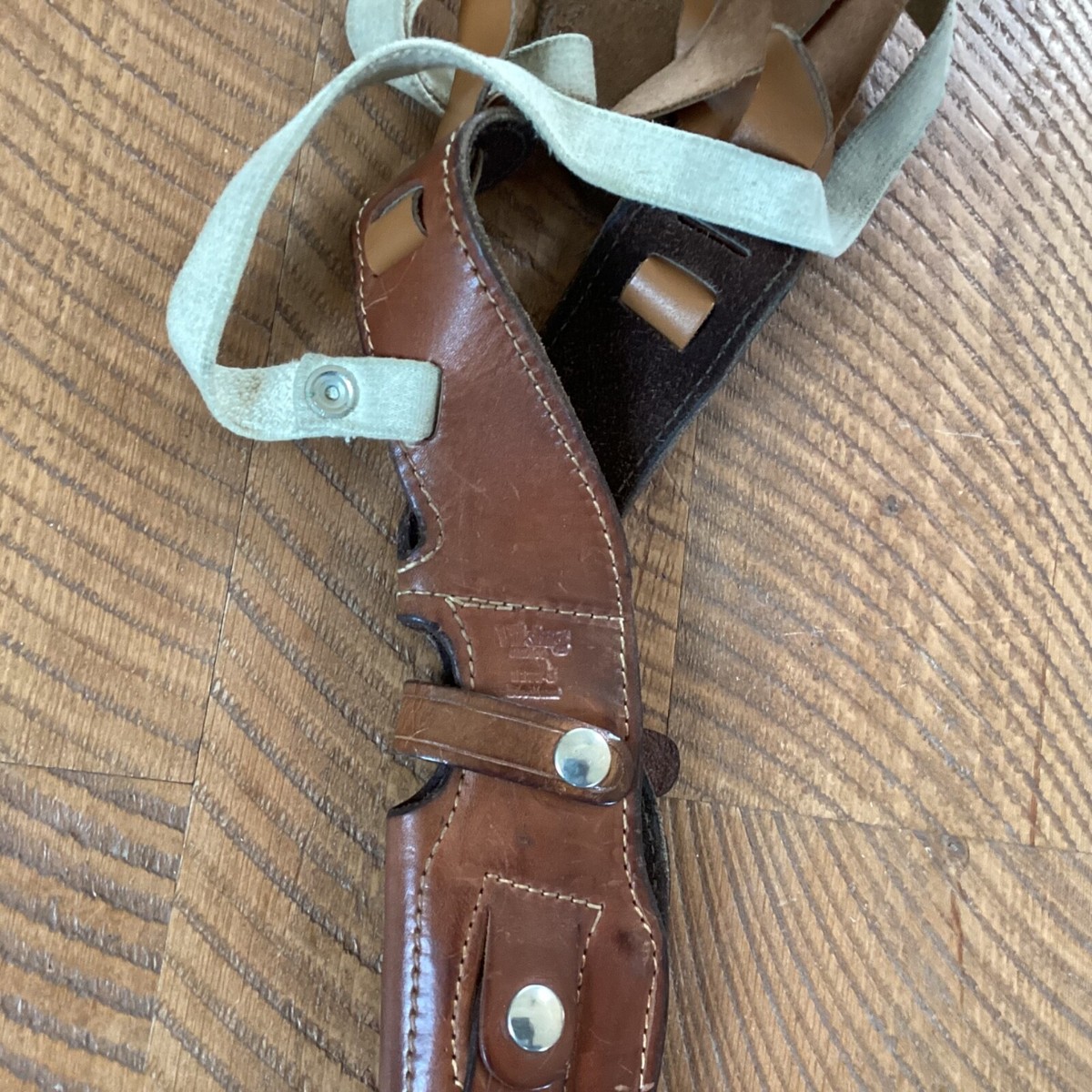 Vintage Viking Mexico 1177-3 Shoulder Belt Leather Holster