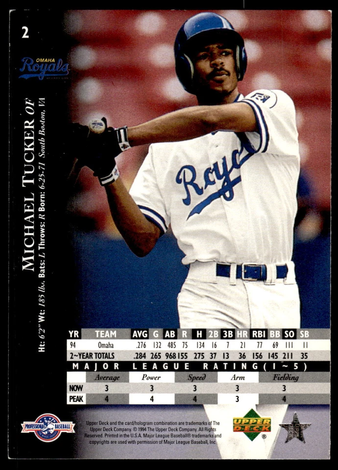 1995 Upper Deck Baseball Pick Your Card - Image 2 of 2