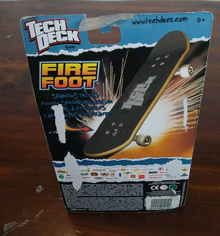 Tech Deck Fire Foot セット World Industries Vintage Tech Deck World Industries Fire Foot 2003 New In Box