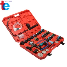 33pcs Radiator Pressure Tester Vacuum-Type Cooling Purge System Refill Kit
