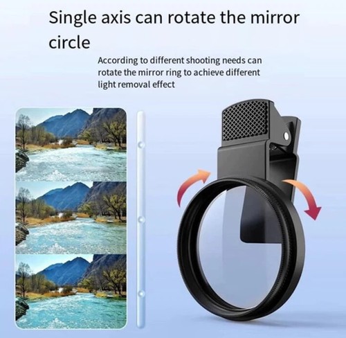 52mm Cpl Phone Cameralens Filter Kit, Circular Polarizerpolarizing Filter - Picture 3 of 7