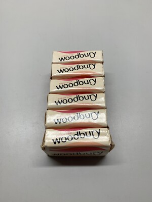 Vintage Woodbury Fresh Pink Beauty Mild Soap Bars Lot Of 6 New NOS