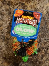 1996 Koosh Ball Green Monster Belch Collectible Character Toy Oddzon GITD NWT