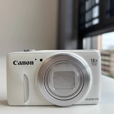 Canon PowerShot SX600 HS White Compact Digital Camera English