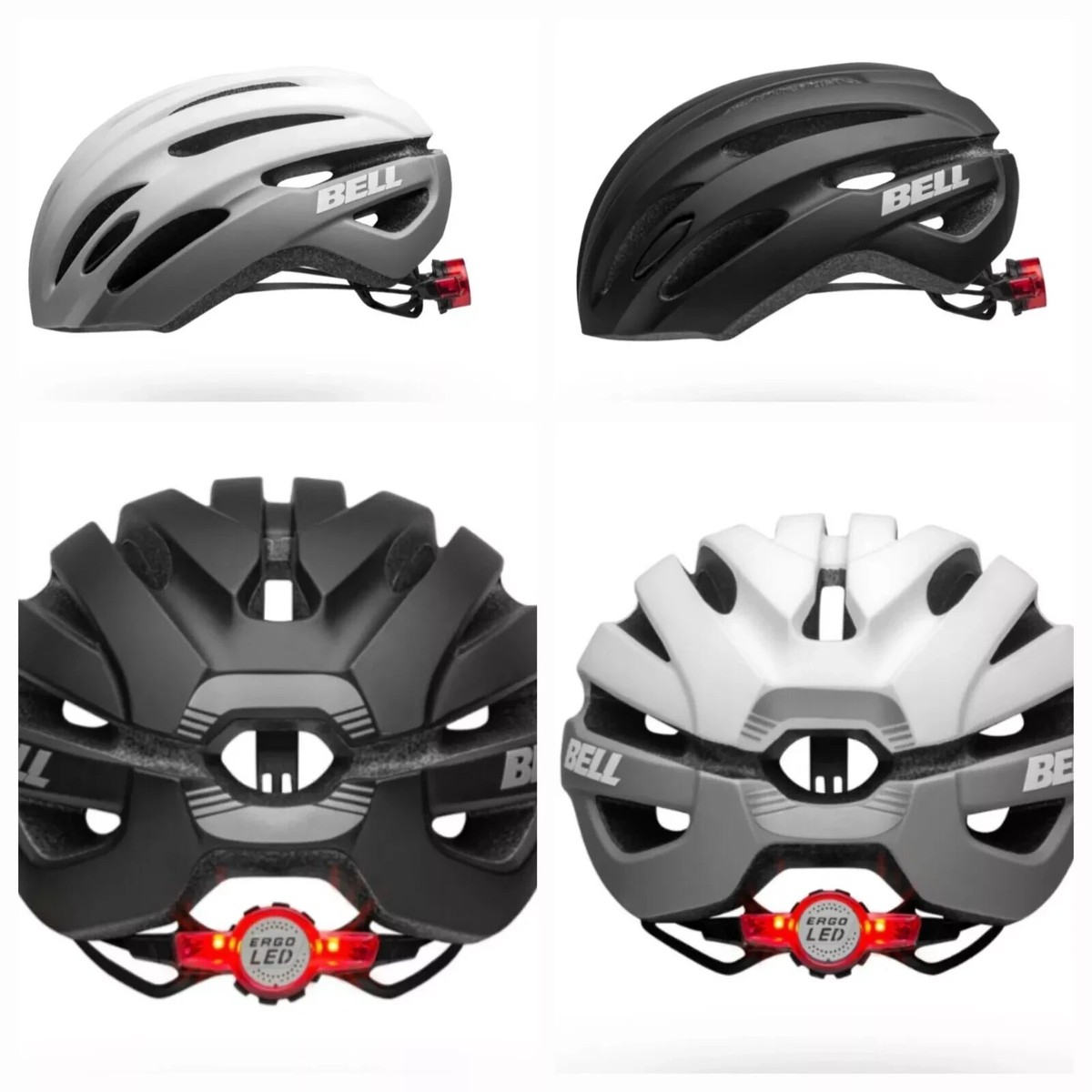 Casco Carretera Bell Avenue Led Updated - Con Carcasa De Policarbonato