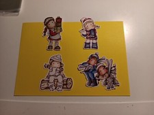 4X DIE CUT CHILDREN CHRISTMAS FOR SCRAPBOOKING NEW CH02 