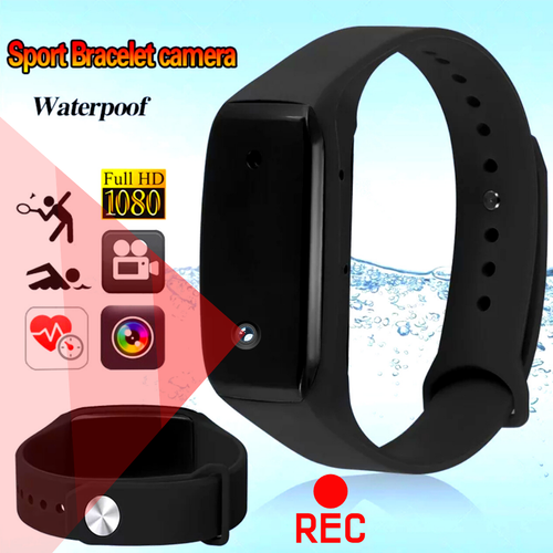 Camara De Pulsera Reloj para espia en la casa oficina Deporte De Grabar Voz  Video | eBay