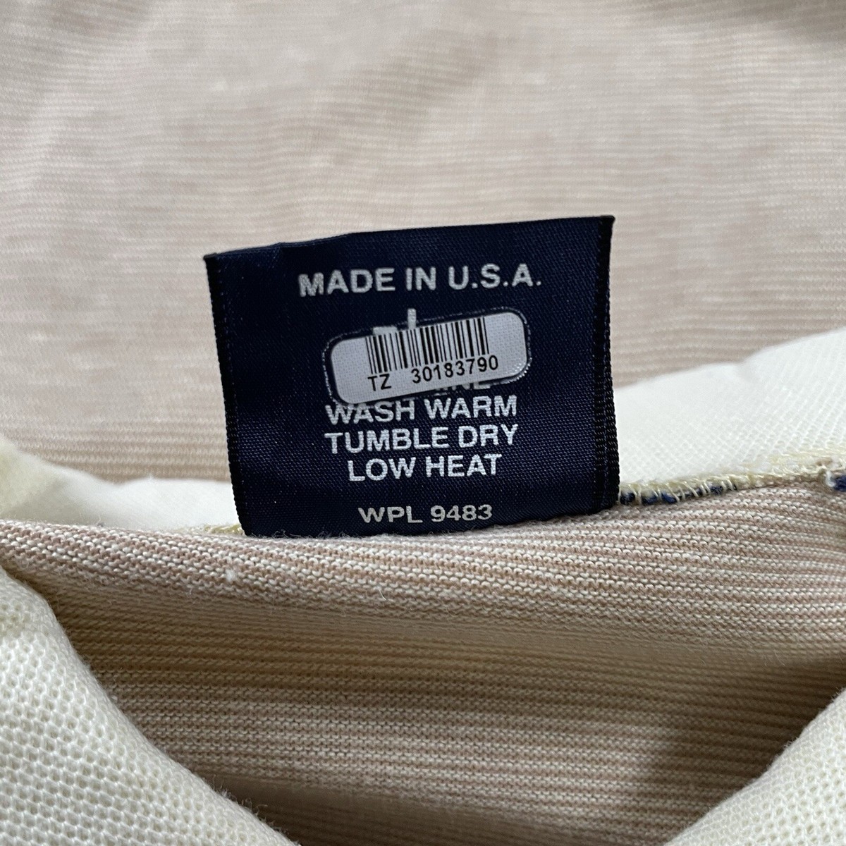 Vtg Robert Bruce Polo Shirt L Jimmy Connors Made Usa Tan Vtg Robert Bruce Polo Shirt L Jimmy Connors Made Usa Tan