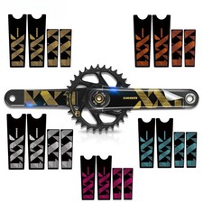 4pcs Set Trendy Sram Xx1 Pattern Sticker Assortment Suitable For Bike