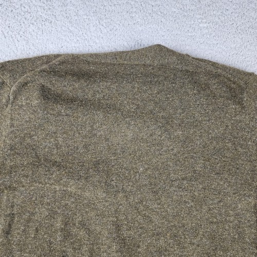 J Crew Cardigan Knit Sweater Womens XL Green Cashmere Wool Soft Luxury Casual - Picture 8 of 8