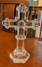 Galway Hand Made Irish Crystal Cross 24% Lead Crystal 8”