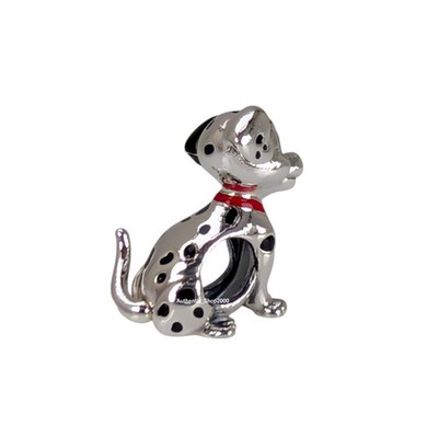 New 100% PANDORA Disney 101 Dalmatians Patch Wiggle Tail Dog Charm