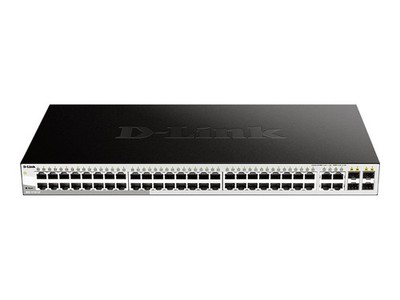 D-Link Switch DGS-1210-52 52 Port Switch Glasfaser (LWL) 1 Gbps 52-Port Ethernet