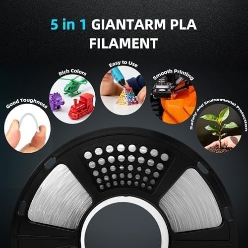 Filamento stampante 3D Giantarm 1KG regolare/illuminato/HS/seta PLA PETG TPU ABS+ nuovo foto 3