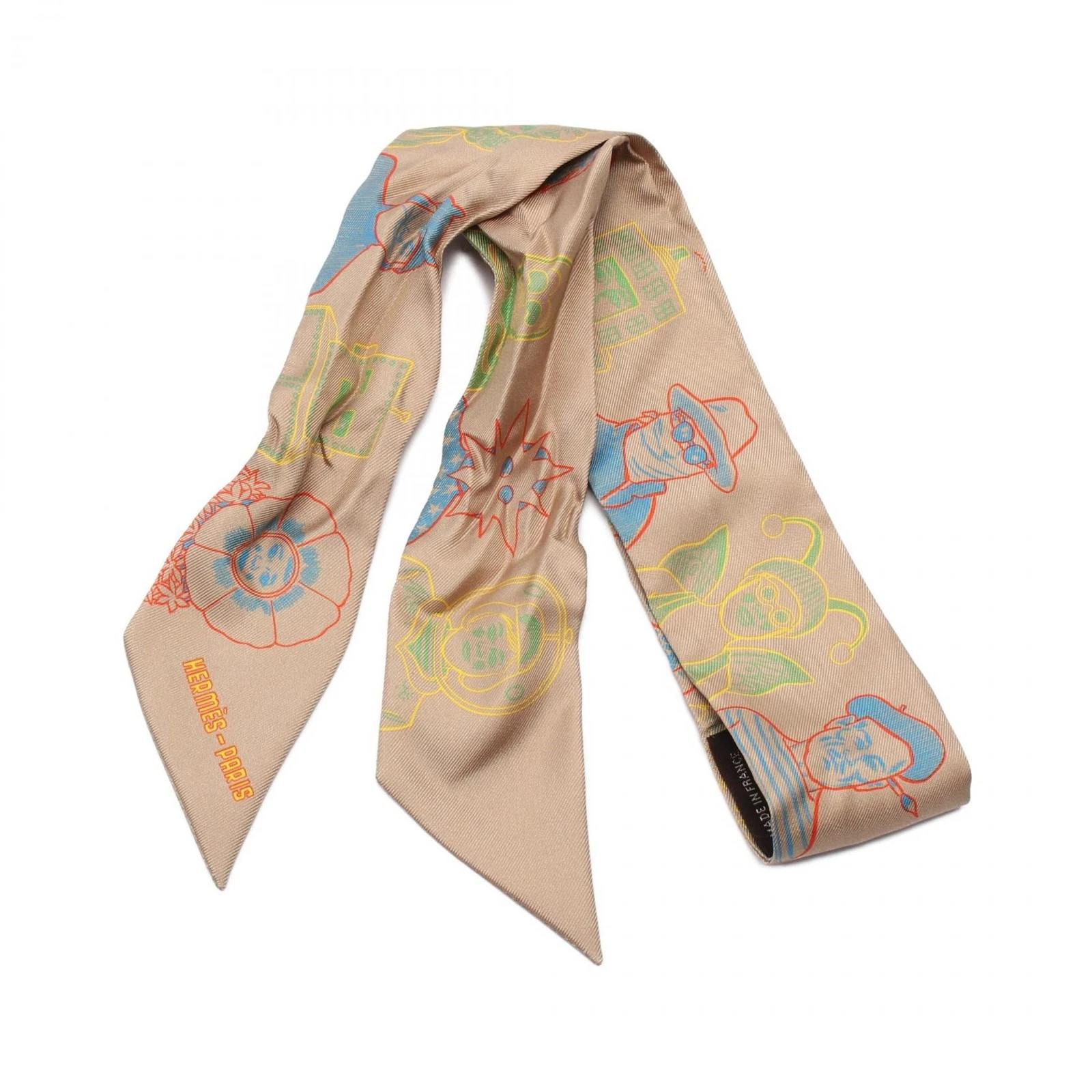 HERMÈS Sciarpa Hermes Twilly codice abito seta r25_0710