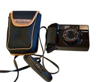 Canon Sure Shot 35mm Auto Focus 38mm 1:2.8 Point Shoot Camera Case Untested