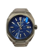 SEIKO Solar Wristwatch Analog Titanium BLU SLV Titanium 7b72 0AF0