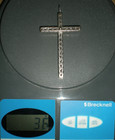 JOHN HARDY STERLING SILVER BRAIDED CROSS PENDANT 3 1/2 X 2 INCHES 36 GRAMS NICE — photo 1