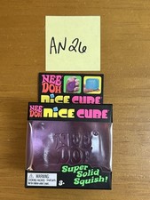 Nee Doh Nice Cube Super Solid Squish Purple Brand New Factory Sealed