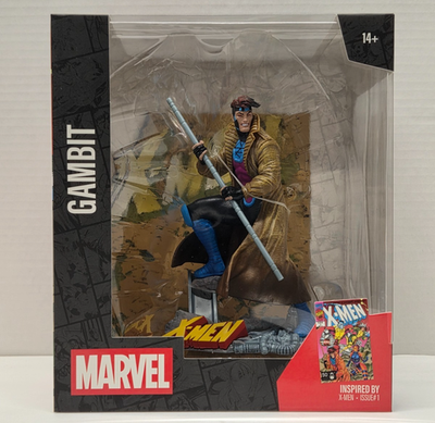 GAMBIT - X-MEN #1 - McFarlane Toys Marvel Coll. Wave 6 1:10 Scale