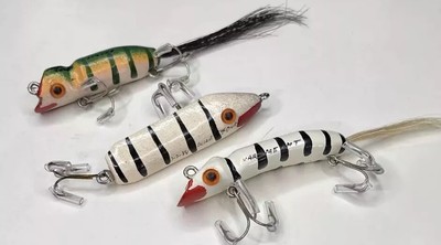 Vintage CUSTOM Made WOOD LURES, By  ALBERT FORD  Great Coll.of RARE Baits-1980 s