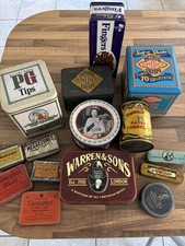 A Collection Of Tins Various Shapes And Sizes And Different Brands