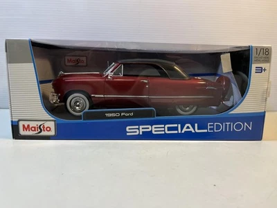 Ford 1:18 Scale 1950 Vehicle Year Contemporary Manufacture Diecast