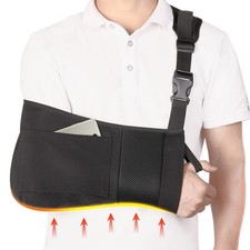 Arm Sling Shoulder Immobilizer Breathable Support for Injuries