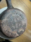 Vintage Griswold Cast Iron Skillet – Erie, PA, USA.  Rusty and Pitted