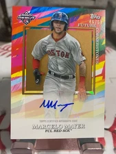 Marcelo Mayer 2022 Topps Pro Debut Prospect Auto Future Cornerstones Gold RC /50