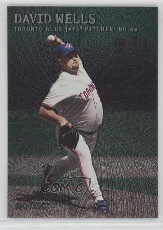 2000 Skybox Metal Emerald David Wells #166 0q3