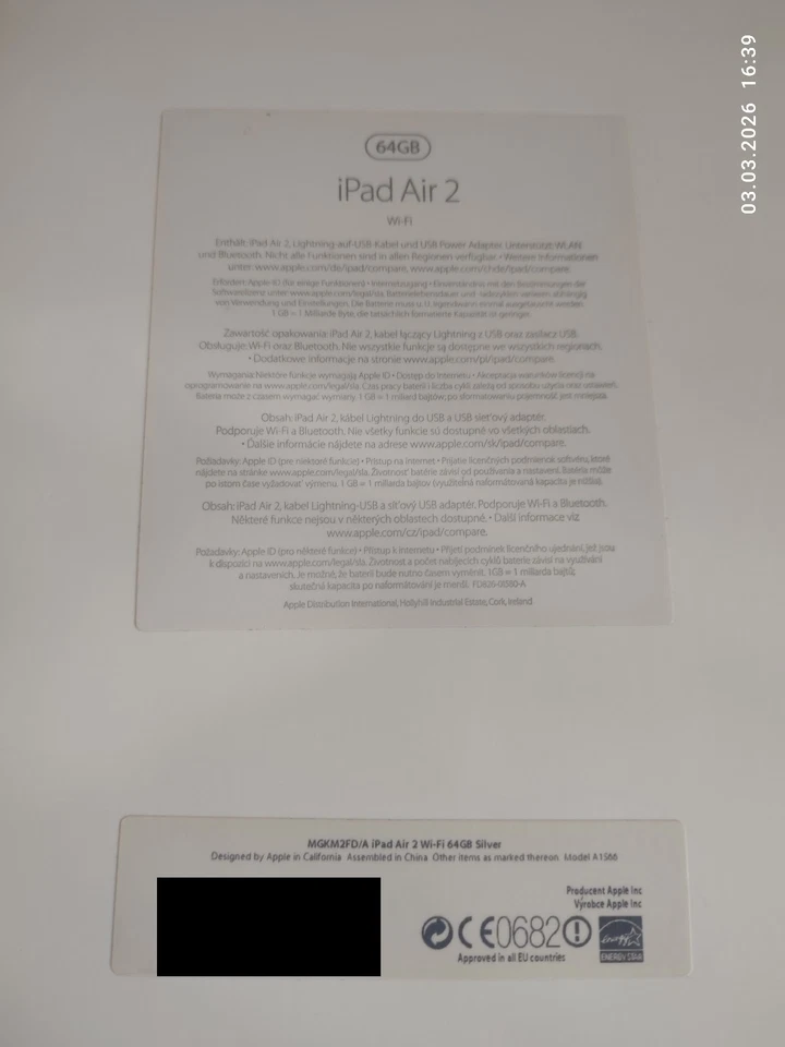 Apple iPad Air 2 · 64GB · Wi-Fi, Foto 4 von 5