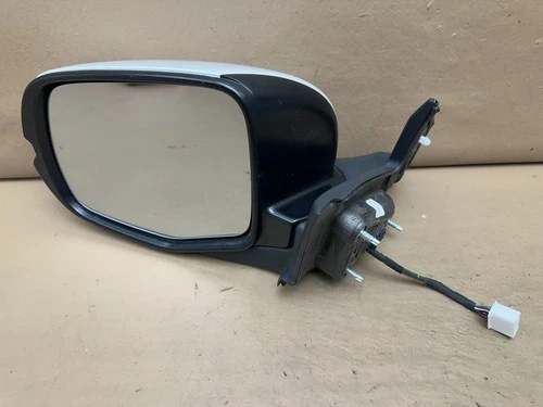 MINT 2019-2021 HONDA PILOT LEFT DRIVER SIDE REAR VIEW MIRROR PLATINUM WHITE OEM