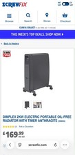 Electric radiator brand new, 2kw climate control Bluetooth oil free Radiator