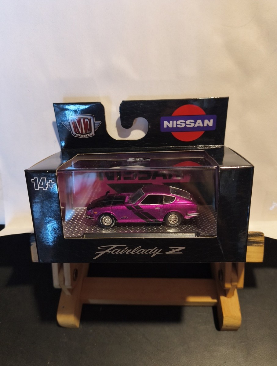 2025 M2 Machines Detroit Muscle Chrome Purple 1970 Nissan Fair