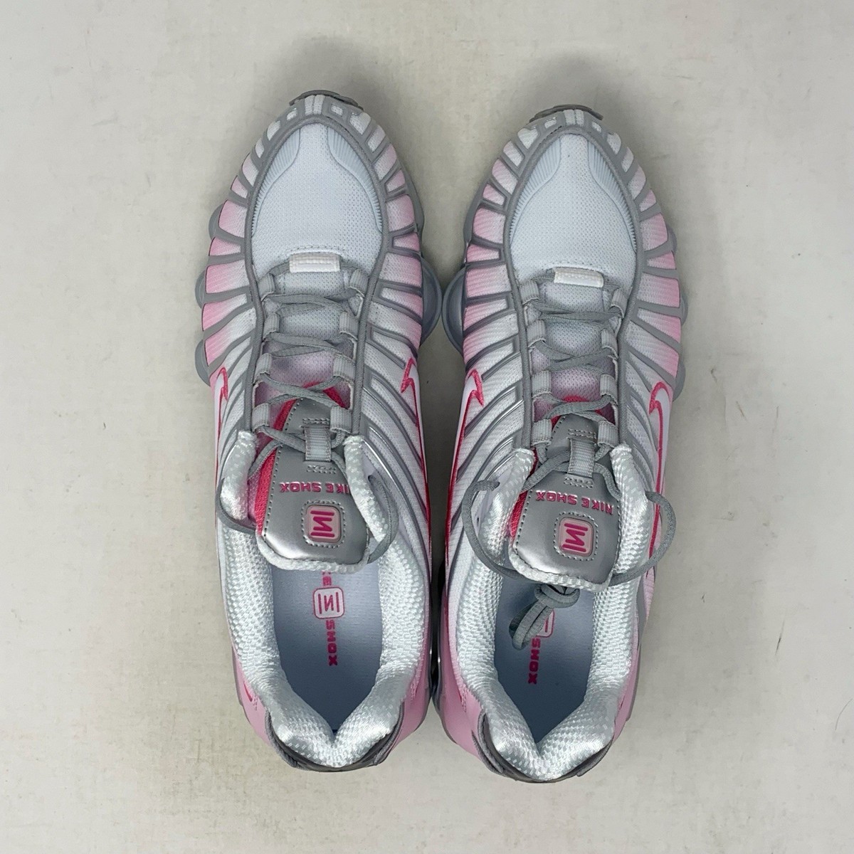 Nike Shox TL 'Pinksicle' Platinum Gray Sneakers, Size 8 BNIB