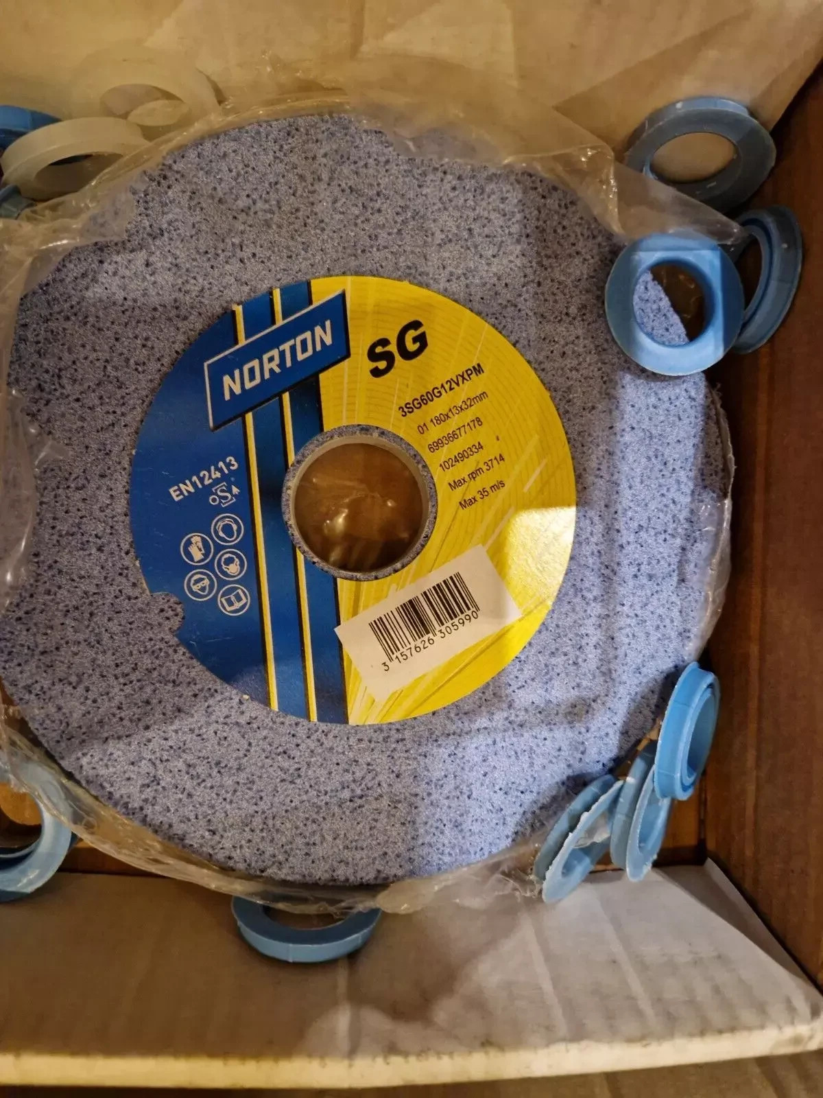 Me Meule de touret Affûtage outils Norton 3SG - 180x13x32mm Gr6 rectifieuse