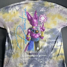 Primitive Dragon Ball Super Shirt Mens Large Tie Dye Beerus Anime Graphic Tee