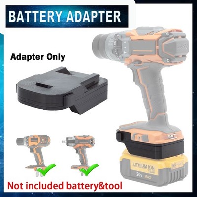 For Dewalt 20V Max Lithium Battery Adapter Convert to For Ridgid AEG 18V Tools